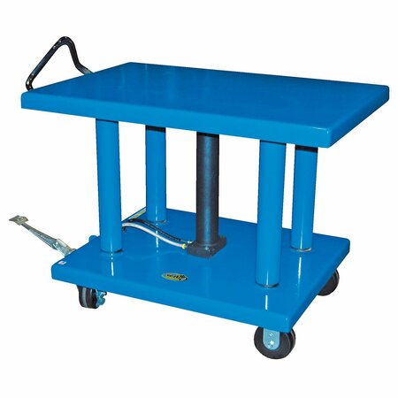 VESTIL 40" X 48" Hydraulic Post Table, Load Cap. 6000 lb. HT-60-4048
